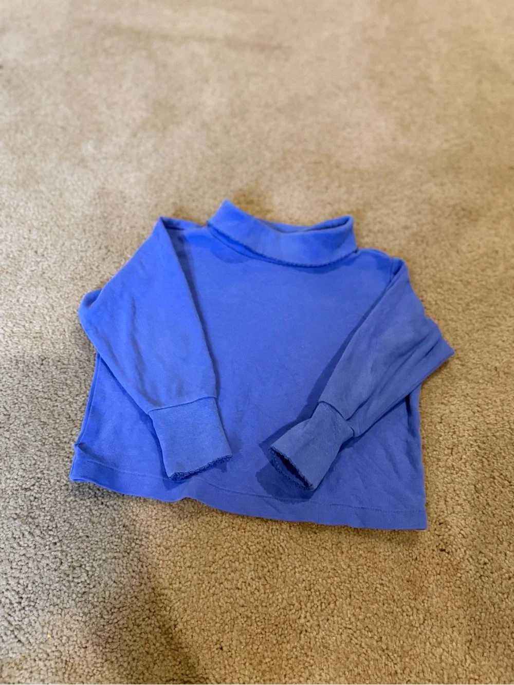 Vintage Rainbow Tag Gymboree Blue Turtleneck Kids Small 90s